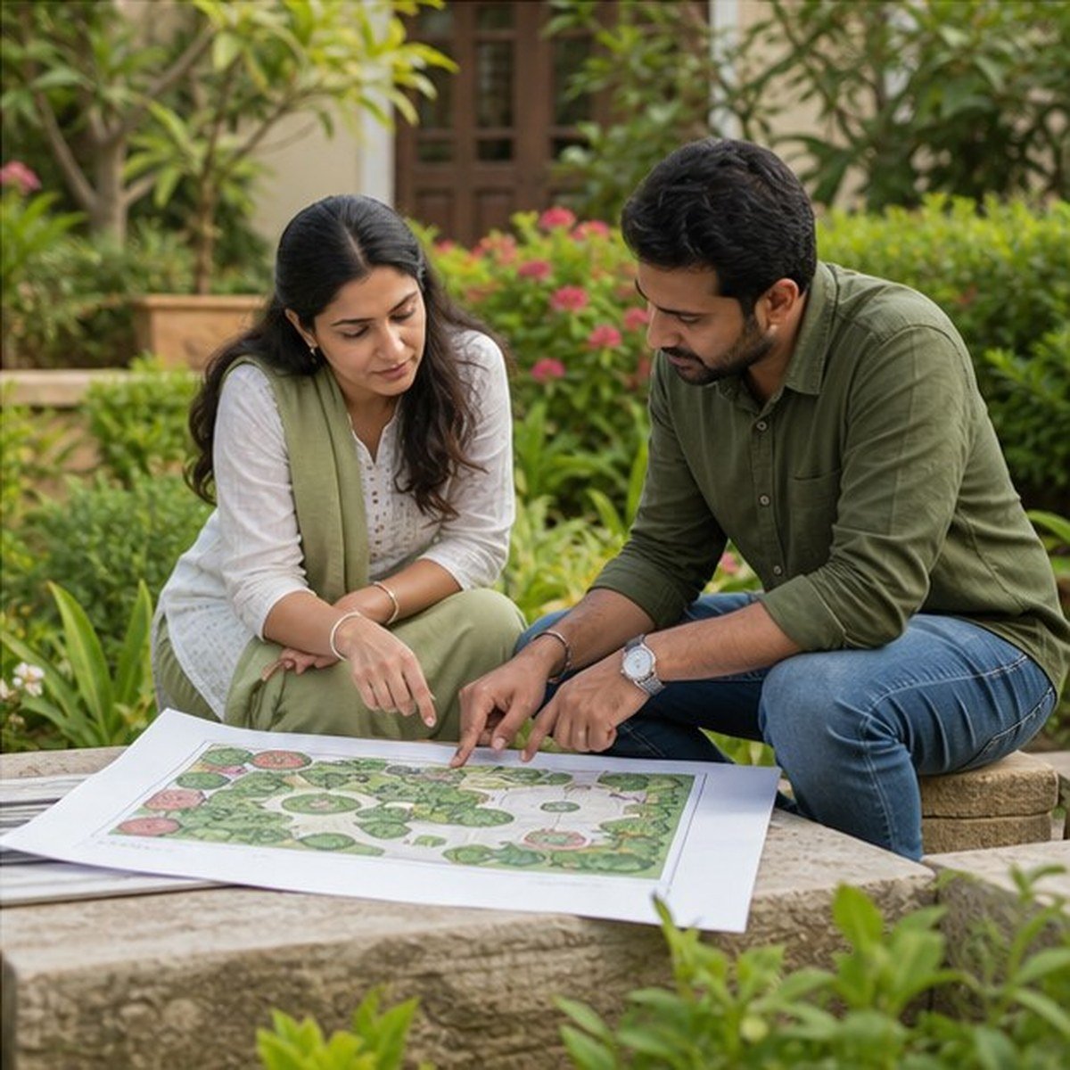Professional garden consultation and landscape planning in Jaipur